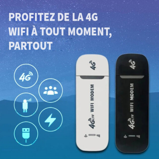 Modem USB 4G WIFI Sans Fil